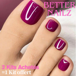 Faux ongles pour pieds - Magenta