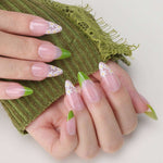 Faux Ongles Naturel Amande Longs