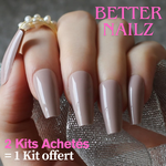 Faux Ongles Beiges