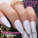 Faux Ongles Blanc Pointu