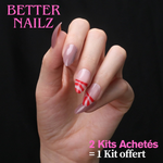 Faux Ongles Taupe Rond Courts