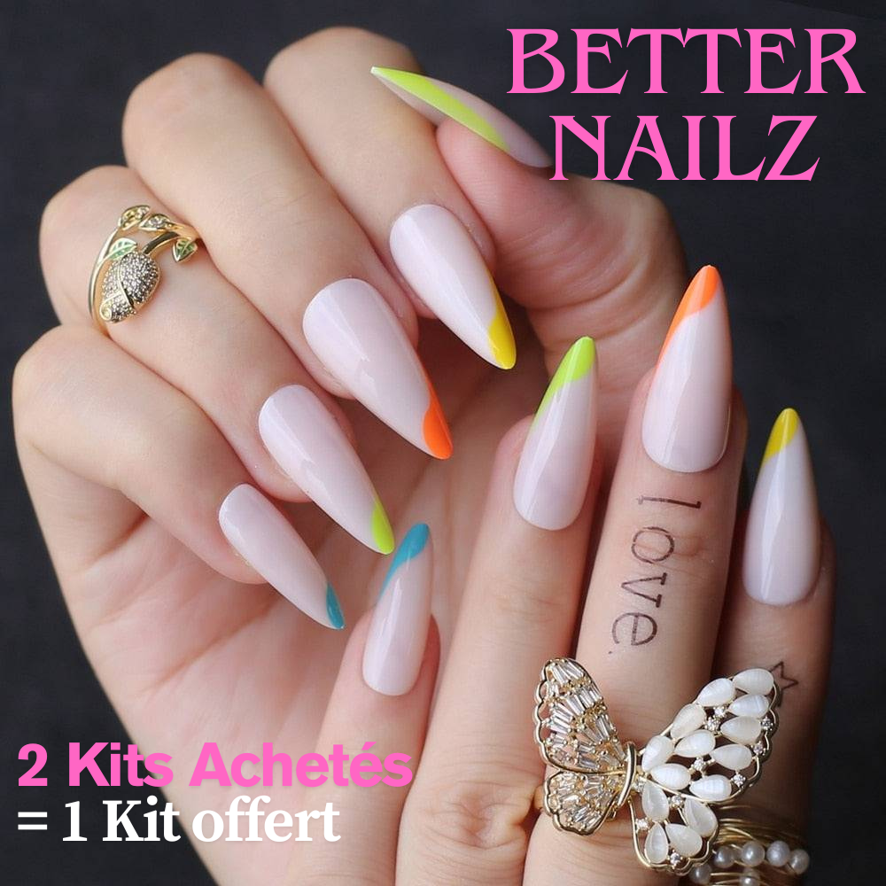 Faux Ongles Blancs Stiletto Longs