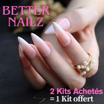 Faux Ongles Pointu French BabyBoomer