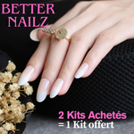 Faux Ongles BabyBoomer Clairs