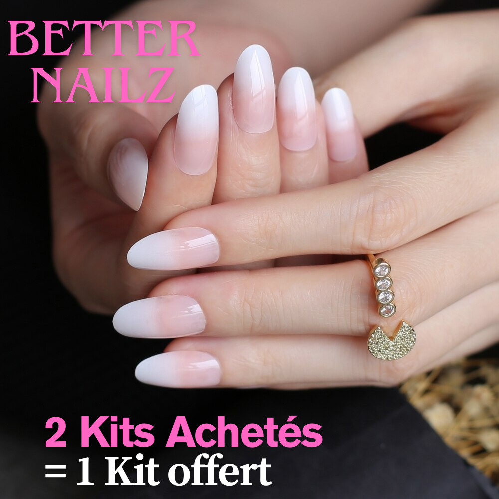 Faux Ongles Dégradé Amande Longs