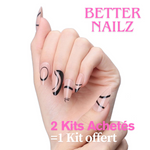 Faux Ongles Dégradés Roses Amande Longs
