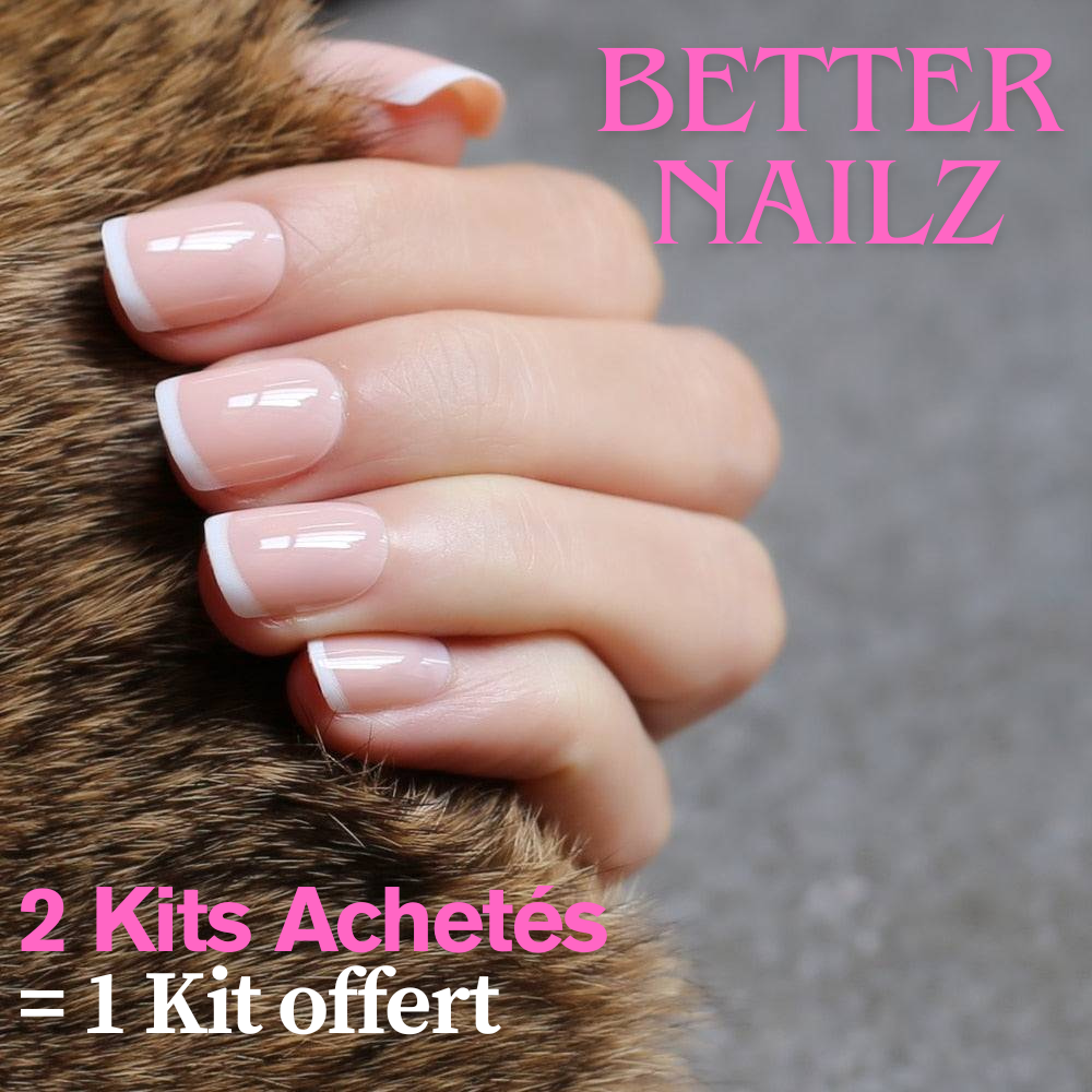 Faux Ongles French Carré Courts