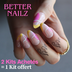 Faux Ongles Dégradé Amandes Longs