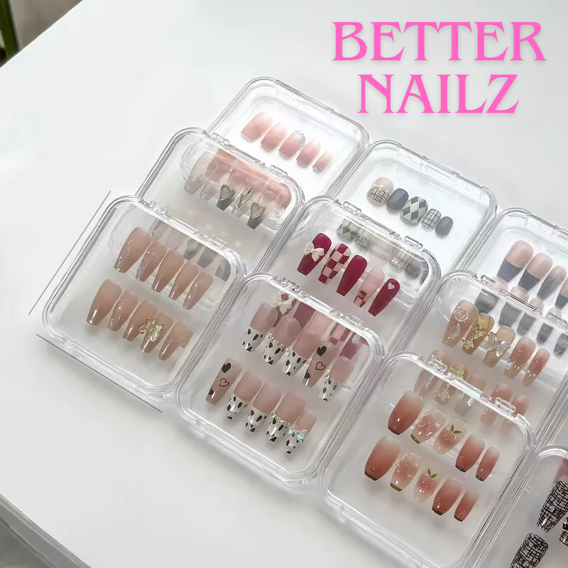 Boîte de Rangement pour Faux Ongles